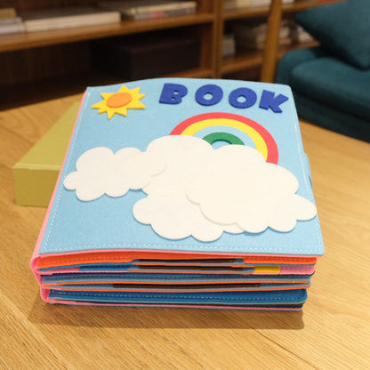 Montessori Series Children's Baby Cloth Book - First - Made of Stars