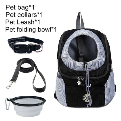 Pet Carrier Bag - Black / L for 10-13kg / Bag + set - Made of Stars
