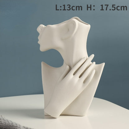 Woman Body Ceramic Vase - C - Made of Stars