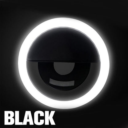 LED Selfie Ring - Black - Made of Stars