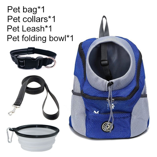 Pet Carrier Bag - Blue / S for 0-5kg / Bag + set - Made of Stars