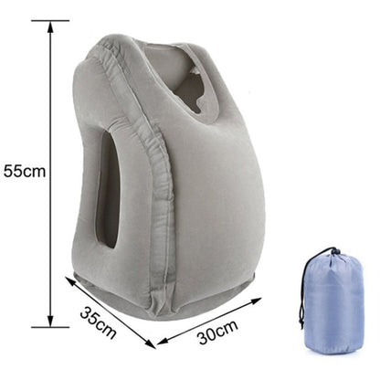 Anti-static Inflatable Travel Pillow - Gray - Made of Stars
