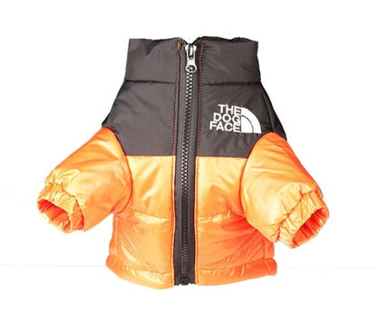 Windproof Reflective Dog Jacket - Orange / XS - Made of Stars