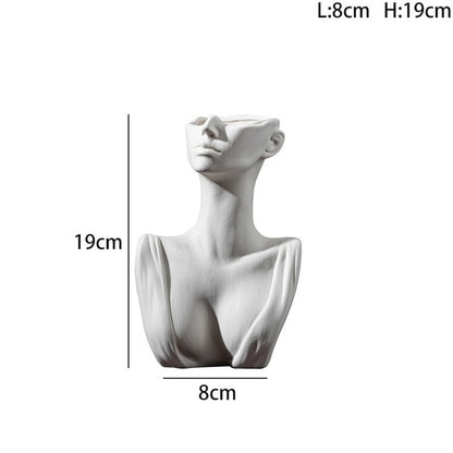 Woman Body Ceramic Vase - B - Made of Stars