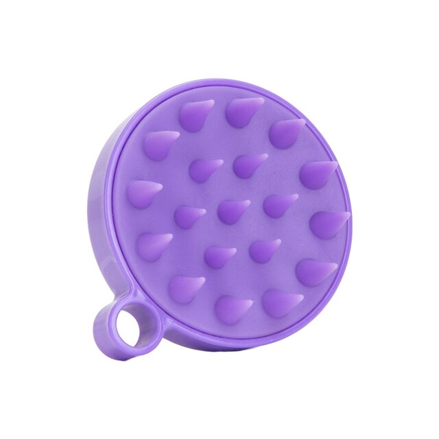 Silicone Hair Brush - D / Purple - Made of Stars