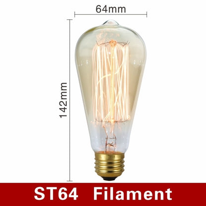 Vintage Edison Bulb - ST64 / Filament - Made of Stars