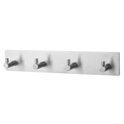 Stainless Steel Wall Hook - A - 4 hooks / Silver - Made of Stars