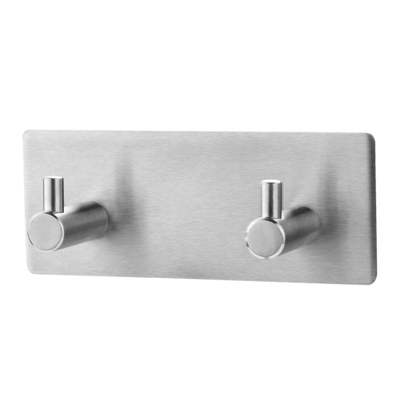 Stainless Steel Wall Hook - A - 2 hooks / Silver - Made of Stars