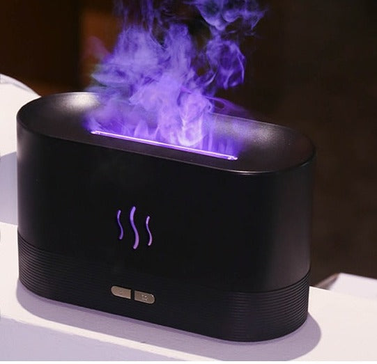 Flame Aroma Diffuser - Black - Made of Stars