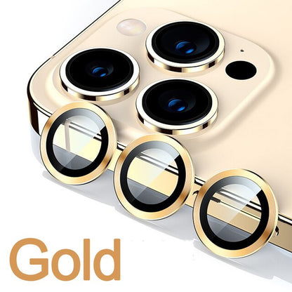 IPhone Camera Lens Shield - 3Pcs - Gold / iPhone 14 ProMax - Made of Stars