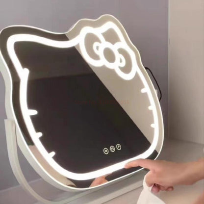Hello Kitty LED Makeup Mirror - Made of Stars