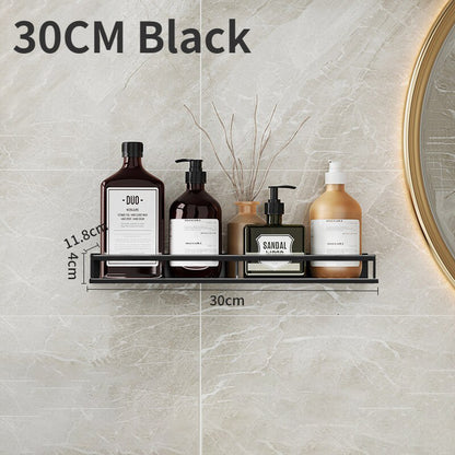 Bathroom Wall Shelf - 30CM / Black - Made of Stars