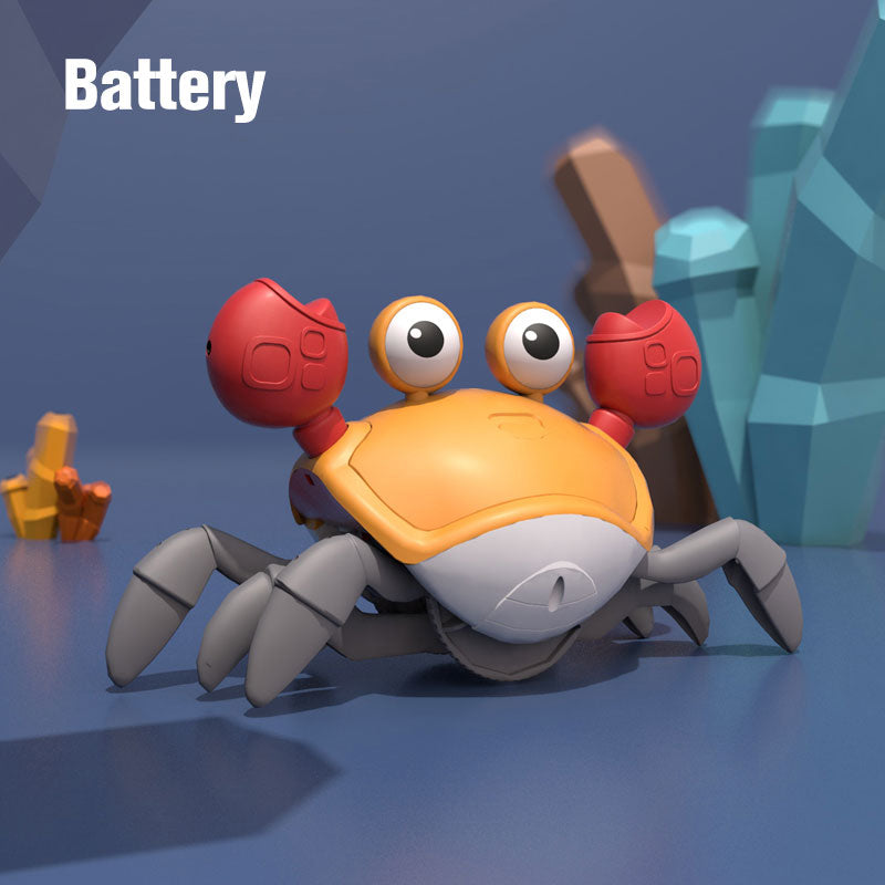 Interactive Crawling Crab - Battery / Orange - Made of Stars
