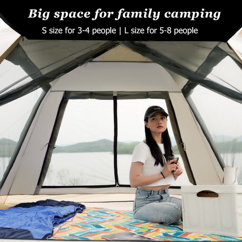 Pop Up Camping Tent - Made of Stars