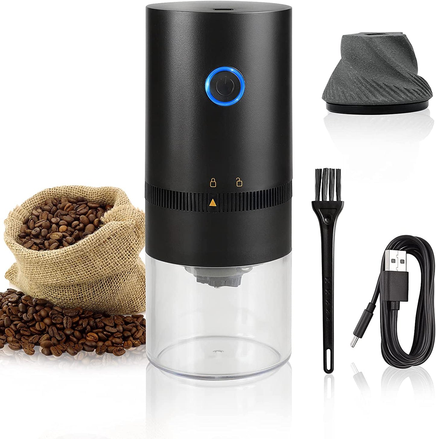 CafeGrind Pro - Electric ceramic core coffee beans mill - Made of Stars