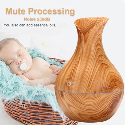 Vase Shape Humidifier - Light Brown - Made of Stars