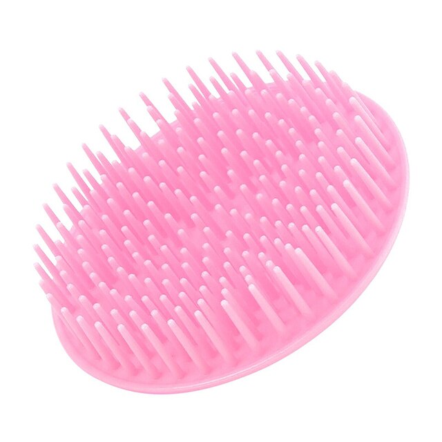 Silicone Hair Brush - F / Pink - Made of Stars