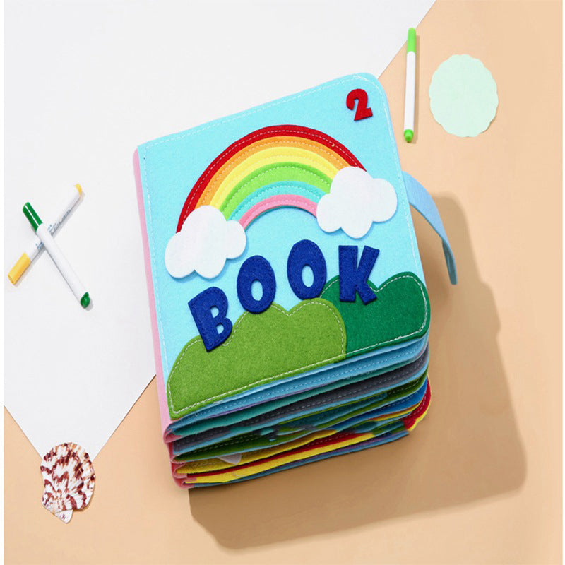 Montessori Series Children's Baby Cloth Book - Second - Made of Stars