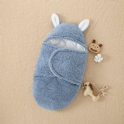 Baby Sleeping Bag - Blue bunny / 6M 42X68CM - Made of Stars