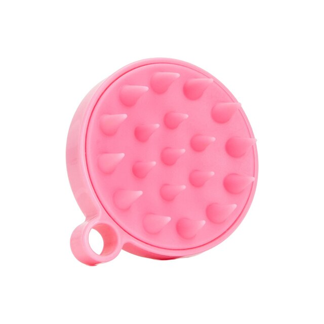 Silicone Hair Brush - D / Pink - Made of Stars