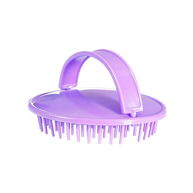 Silicone Hair Brush - E / Purple - Made of Stars