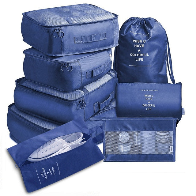 Set Travel Bags - Navy / Set A - Made of Stars