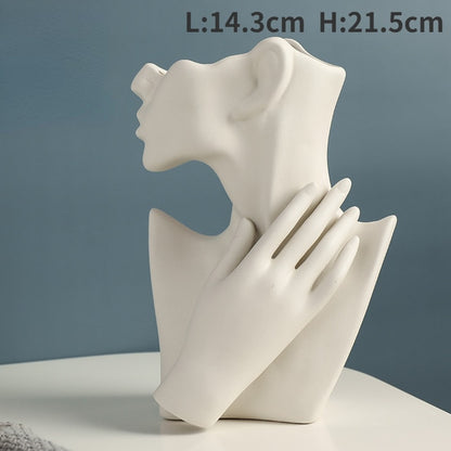 Woman Body Ceramic Vase - D - Made of Stars