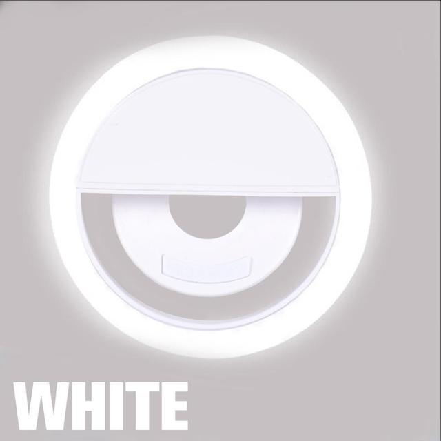 LED Selfie Ring - White - Made of Stars