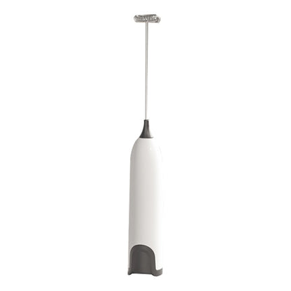 Electric Milk Frother - White with Gray - Made of Stars