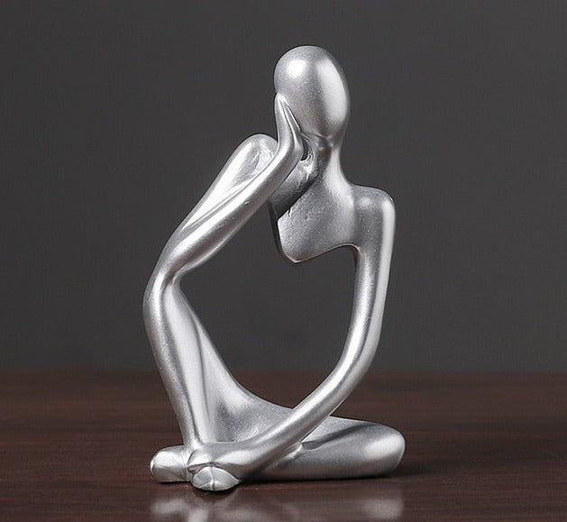 The Thinker Abstract Figurine - Made of Stars