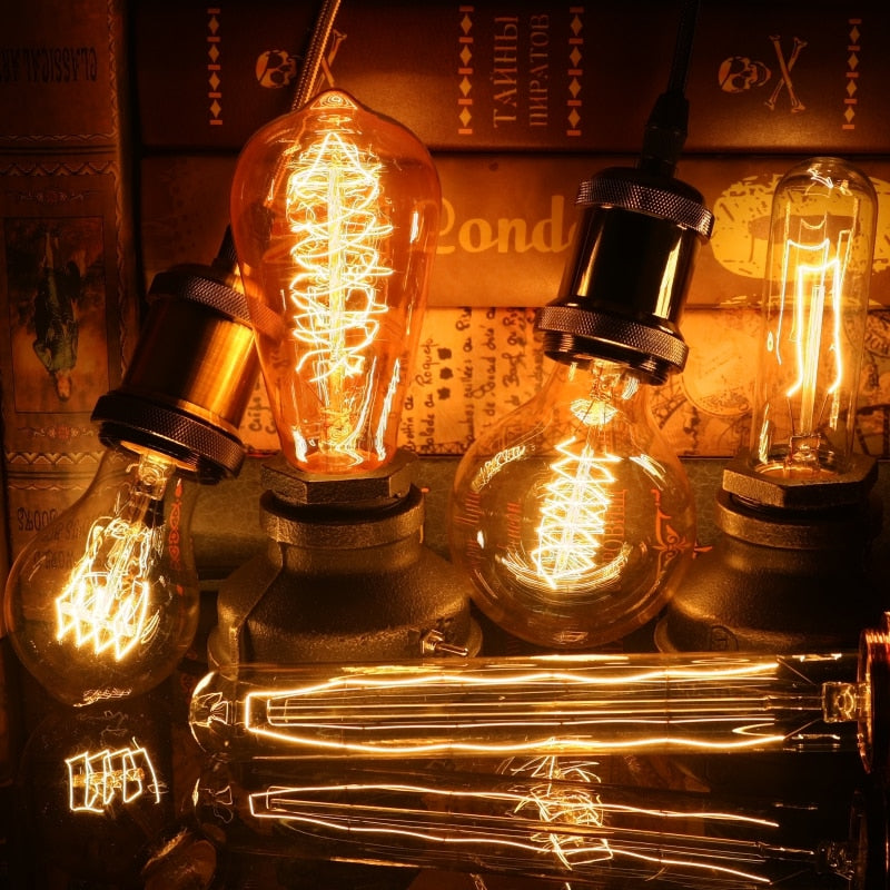 Vintage Edison Bulb - Made of Stars