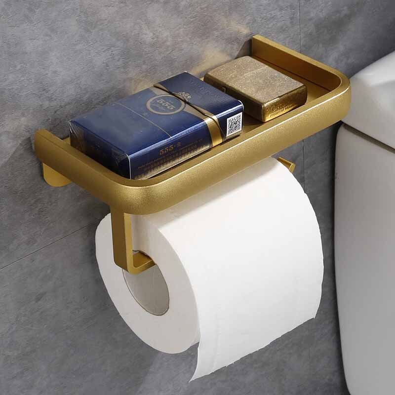 Gold Toilet Paper Holder - Made of Stars