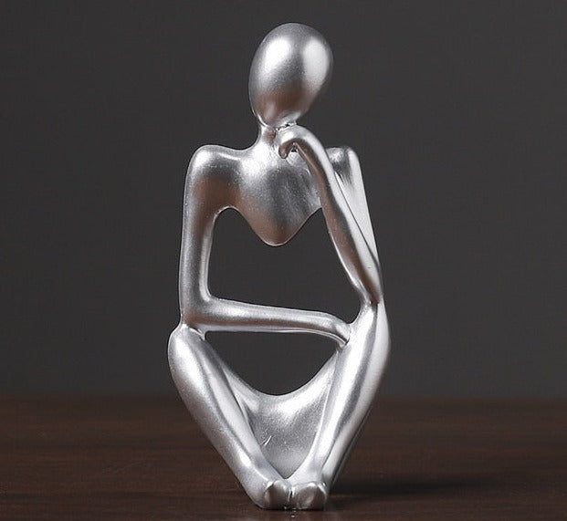 The Thinker Abstract Figurine - Made of Stars